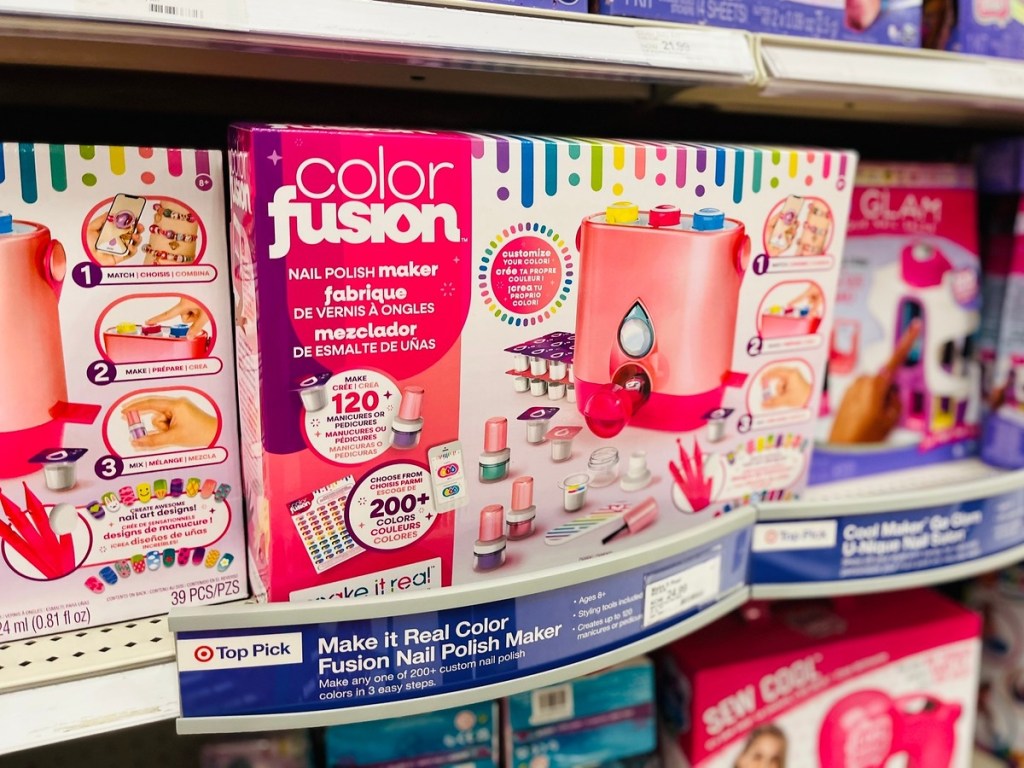 Color Fusion Nail Polish Maker on shelf at Target