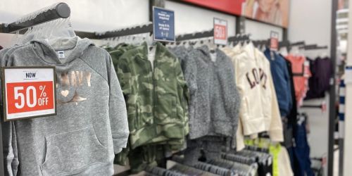 50% Off Old Navy Sweatshirts & Sweatpants for the Family | Includes Plus Sizes