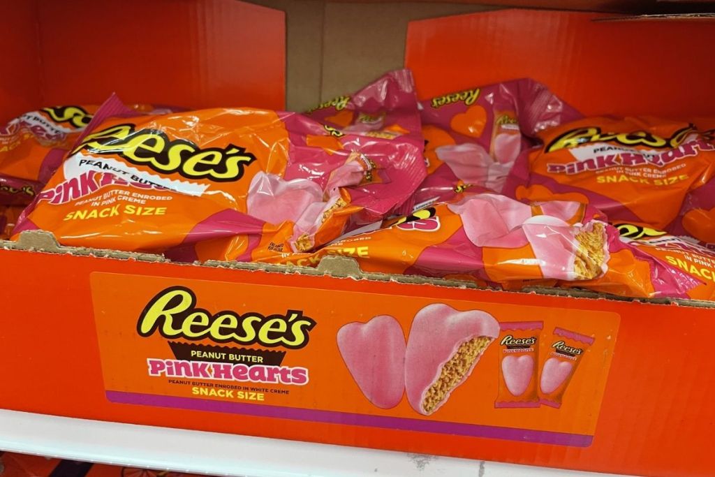 Reese's pink hearts
