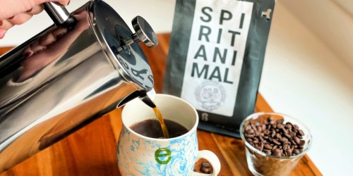 Spirit Animal Coffee 12-Ounce Bag Only $5 Shipped | Low Acid, Non-GMO & No Pesticides!