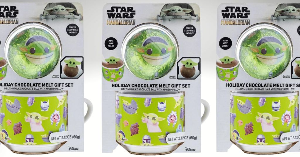 3 Star Wars Mandalorian Holiday Chocolate Melt Gift Sets