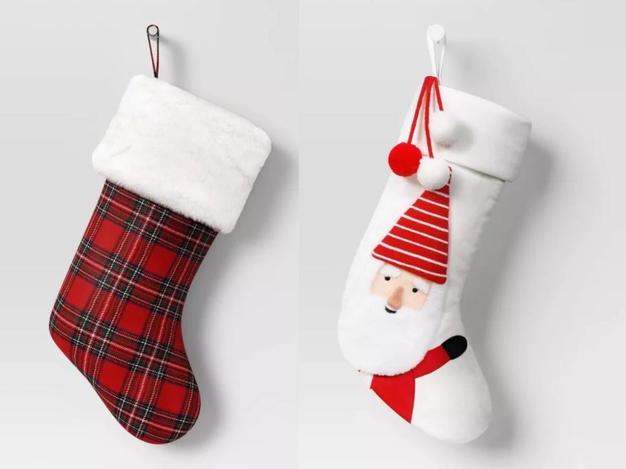 target christmas stocking stock images