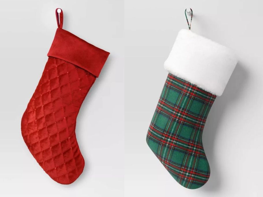 target christmas stocking stock images