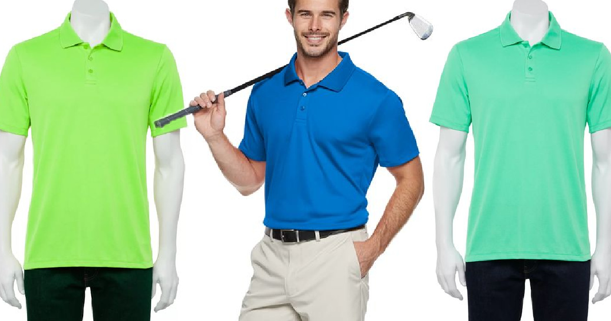 kohls mens golf polos