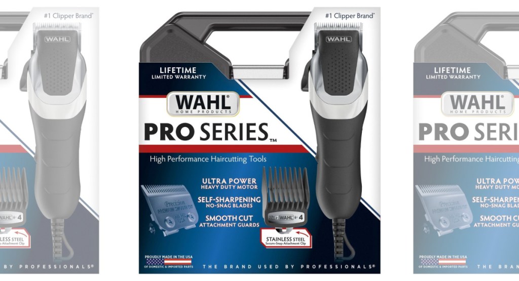 three stock images of ahl Clipper Pro Series Hair Cutting Kit 