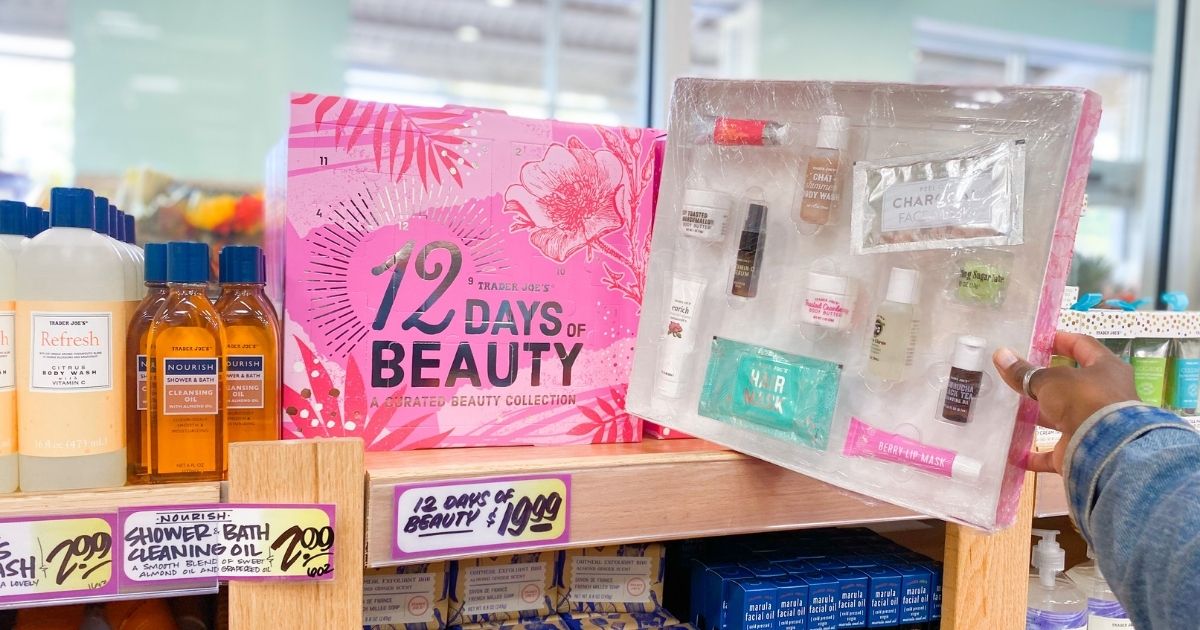 Trader Joe's 12 Days of Beauty advent calendar
