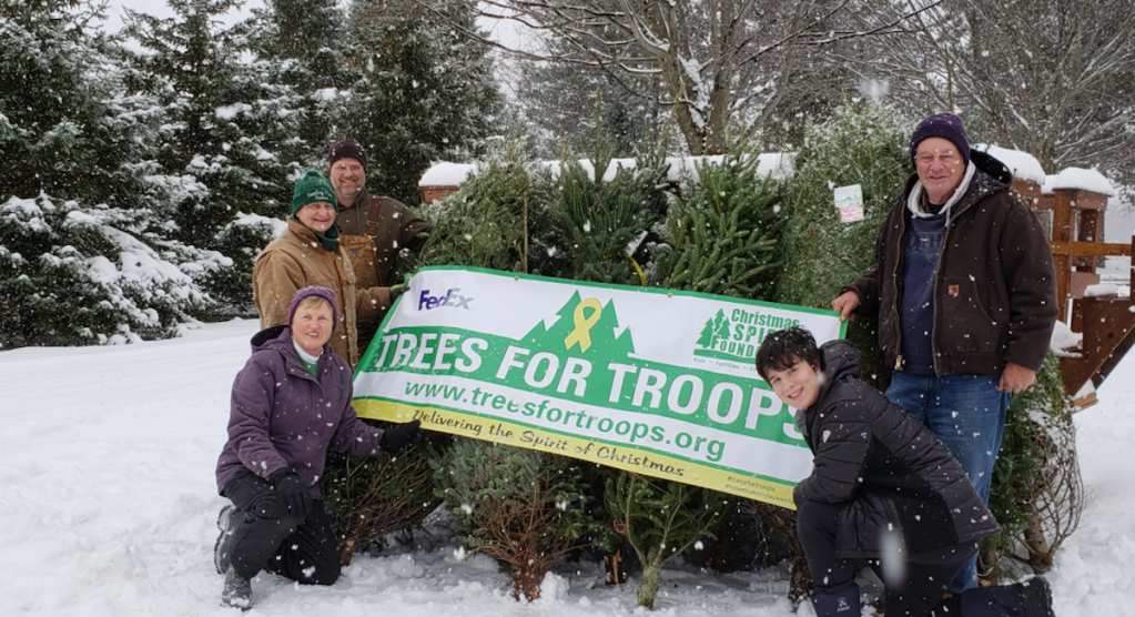 trees for troops christmas trees