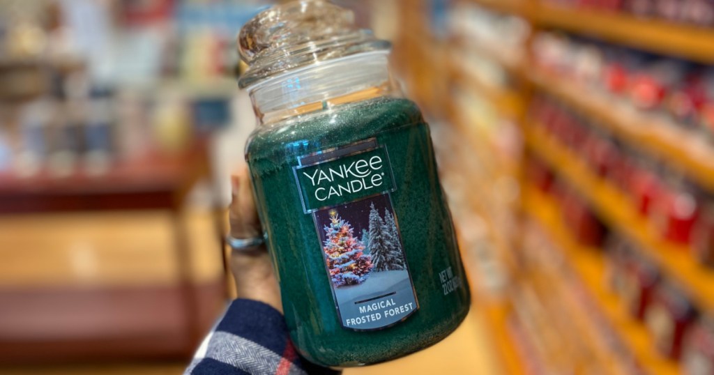 yankee candle christmas in hand in store