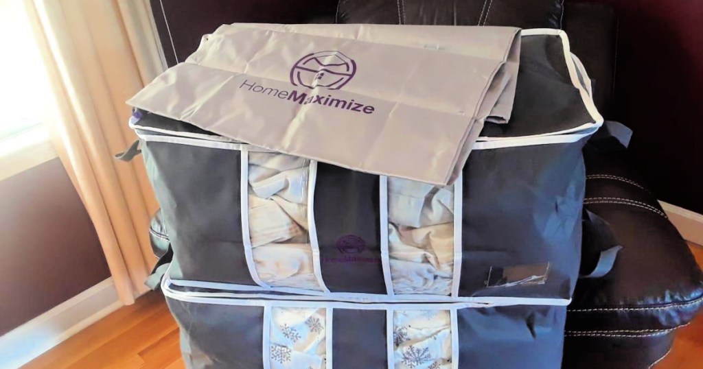 3-Pack Premium Quality Blanket Storage Bags