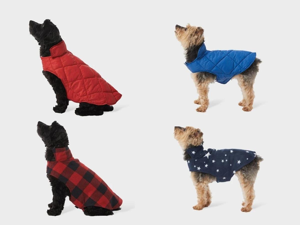 32 Degrees Doggie Fleece/Quilted Vests 2-Pack