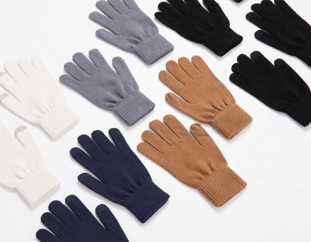 multiple pairs of gloves