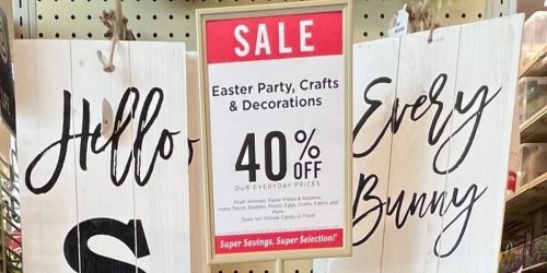 Score 40% Off Hobby Lobby Easter Decor (In-Store & Online) | Wall Signs, Wreaths, & More