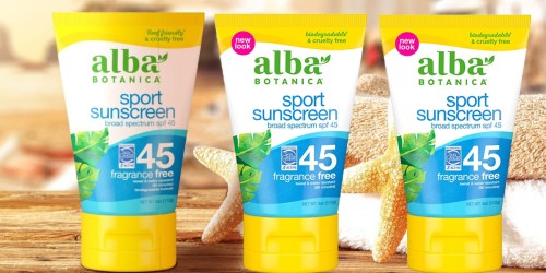 Alba Botanica Sport Sunscreen Lotion Only $4 Shipped on Amazon (Regularly $11)