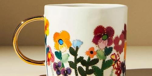 Extra 50% Off Anthropologie Sale Items | Coffee Mugs, Home Decor & More from $4.97