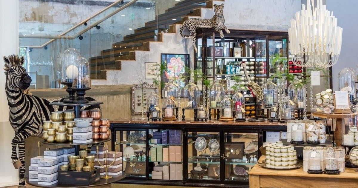 Anthropologie sale items on display in-store
