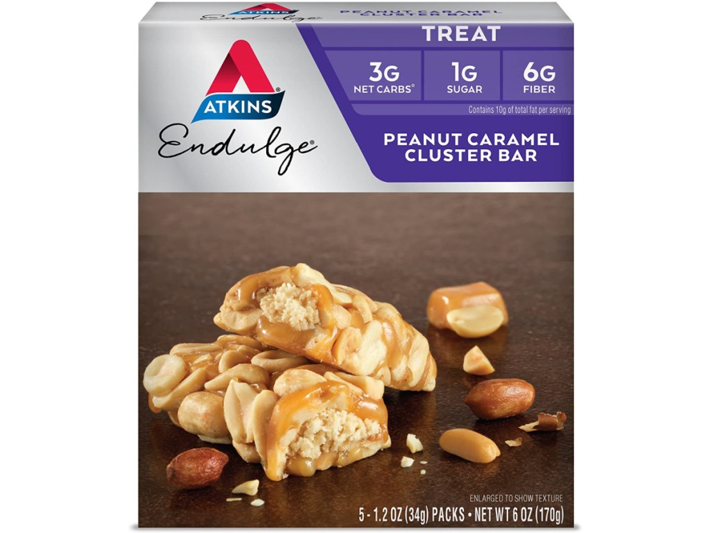 Atkins Endulge Bar Peanut Caramel Cluster 5-Pack