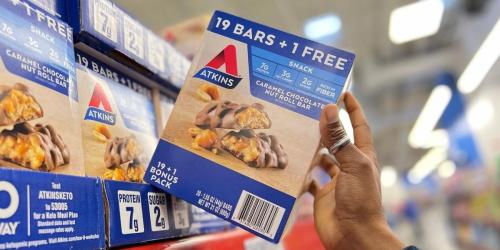 Atkins Snack Bars 20-Pack Only $15.84 on Sam’sClub.com (Regularly $20)