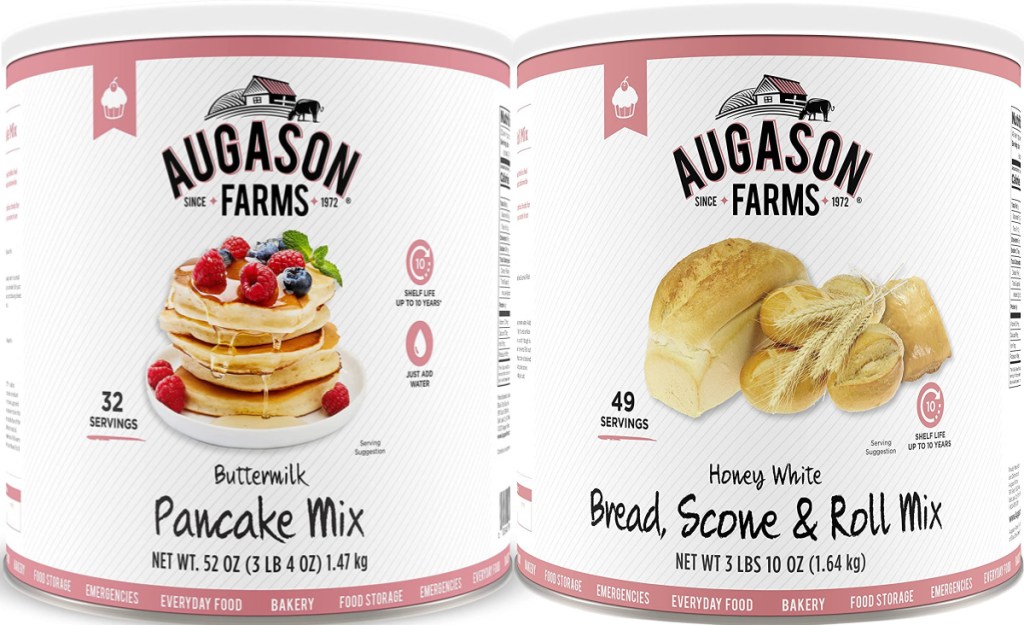 Augason Farms Pancake Mix and Scone & Roll Mix