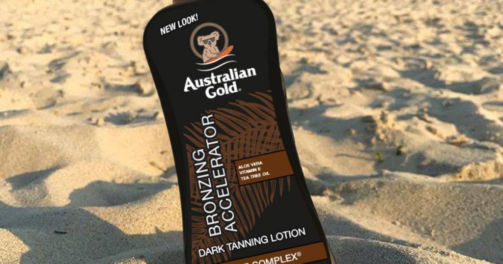 Australian Gold Bronzing Lotion in sand