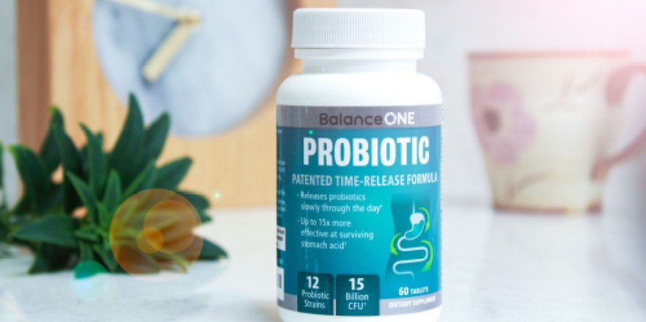 Balance ONE Probiotics 60-Day Supply ONLY $15 on Amazon | Great for Digestion & Immunity!