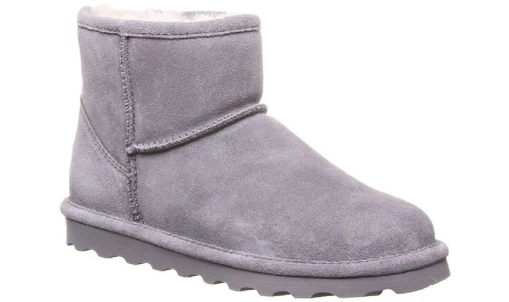 women's gray boot