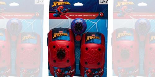 Spider-Man Kids Elbow & Knee Pad Set w/ Bike Bell Just $9 on Walmart.com