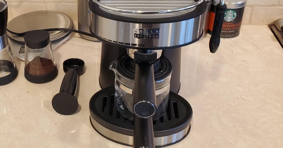 Bella Pro Series Espresso Maker w/ Milk Frother Only 29.99 on BestBuy
