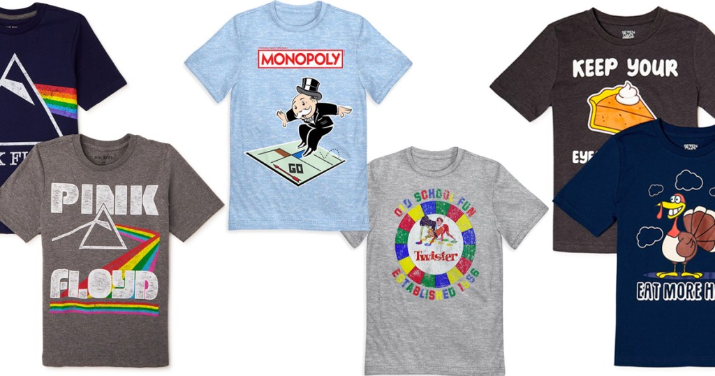 2-pack sets of boys graphic tees
