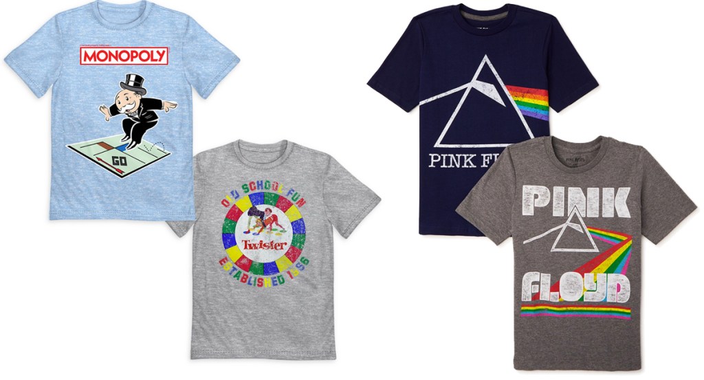 2-pack sets of boys graphic tees