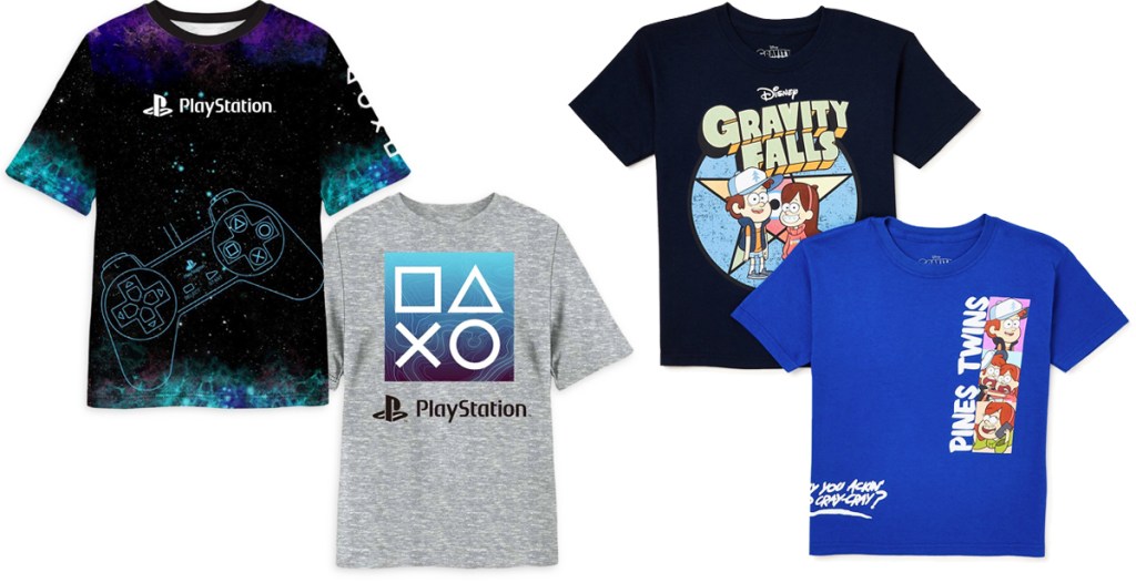 2-pack sets of boys graphic tees