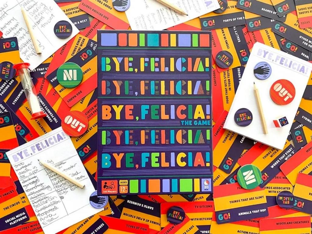 bye felicia board game with pieces