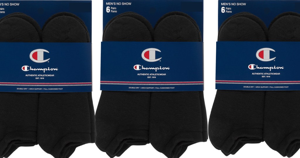 Champion, Adult Men's, Double Dry Athletic Performance No-Show Socks