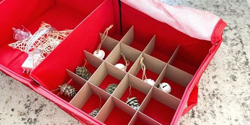 Extra-Large Christmas Ornament Storage Box Only $13.48 Shipped on Amazon (Holds Over 125 Ornaments!)