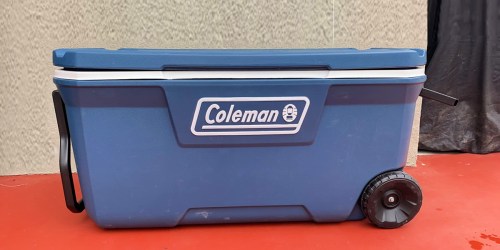 ** Coleman 100-Quart Rolling Cooler Only $64.99 Shipped on Dick’s Sporting Goods (Regularly $100)