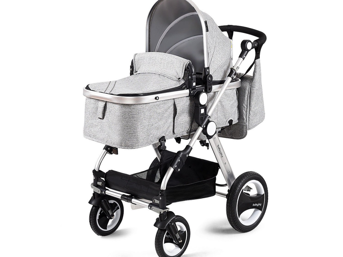 Costway Folding Aluminum Infant Baby Stroller