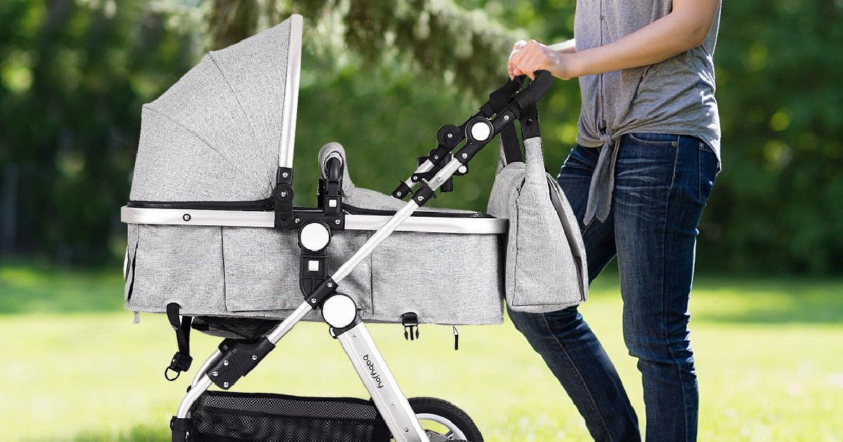 Costway Folding Aluminum Infant Baby Stroller 