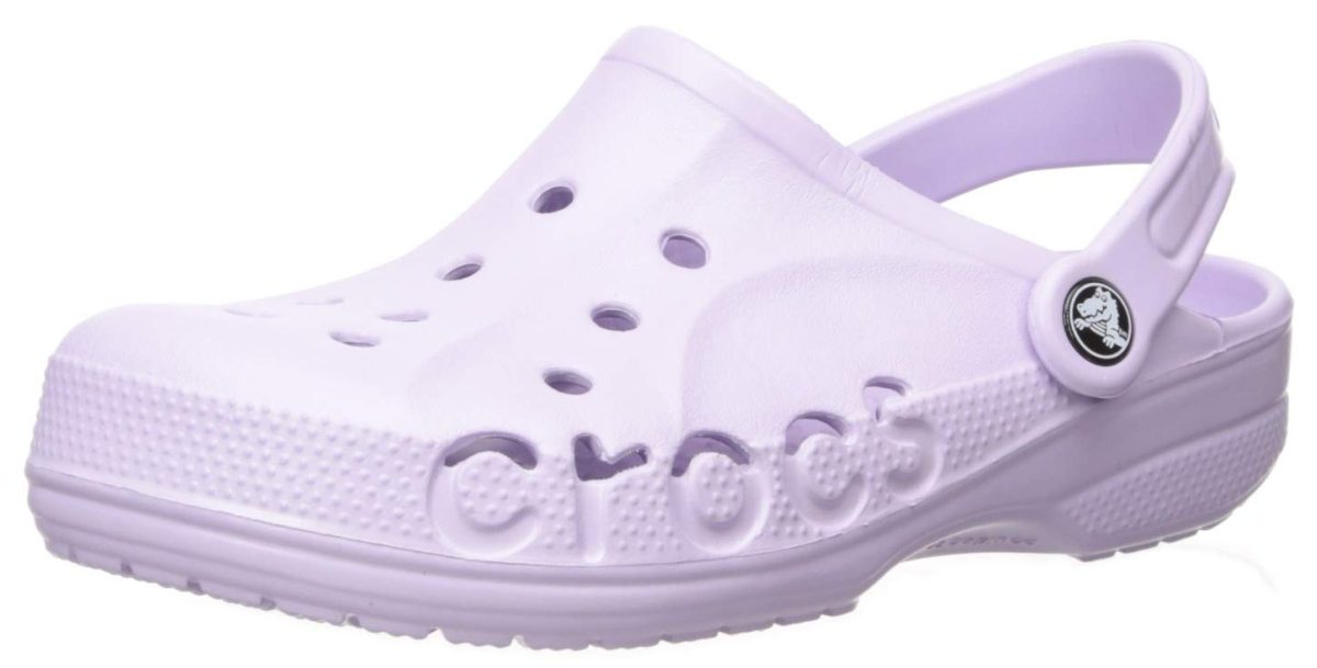 baya lined crocs lavender