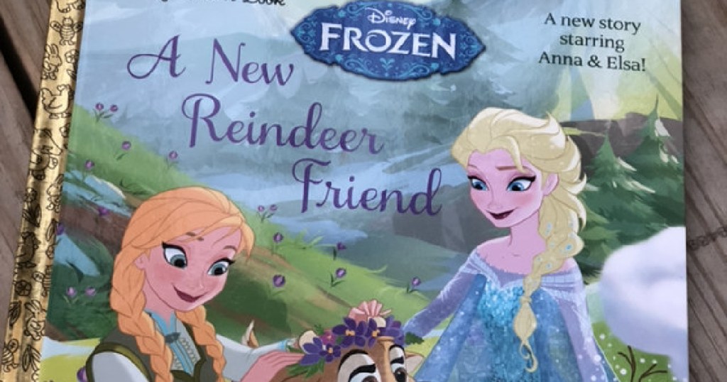 Disney Frozen A New Reindeer Friend Hard Cover Book 