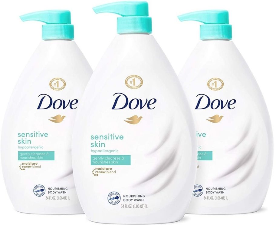 Dove Body Wash 3-pack
