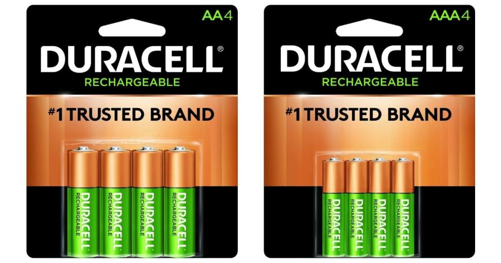 Duracell Rechargeable Batteries 4-Packs