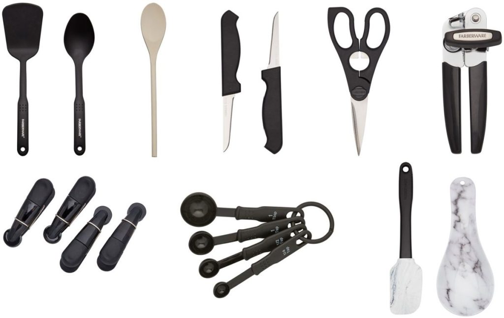 various kitchen tools and gadgets