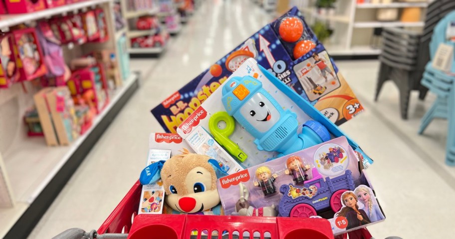 Fisher Price Toys in Target Cart