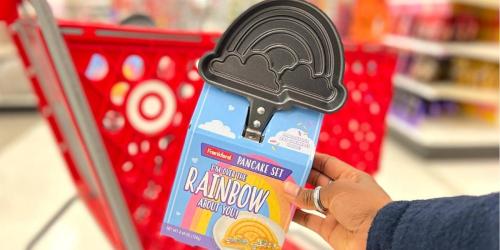 Rainbow Pancake Skillet, Mix & Sprinkles Just $6.99 at Target | Cute Valentine’s Day Gift Idea!