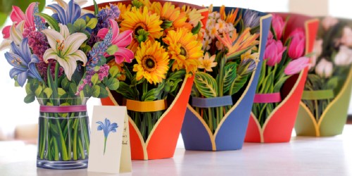 Flower Arrangement Pop-Up Cards Just $9 on Amazon (Valentine Flowers That Won’t Wilt!)
