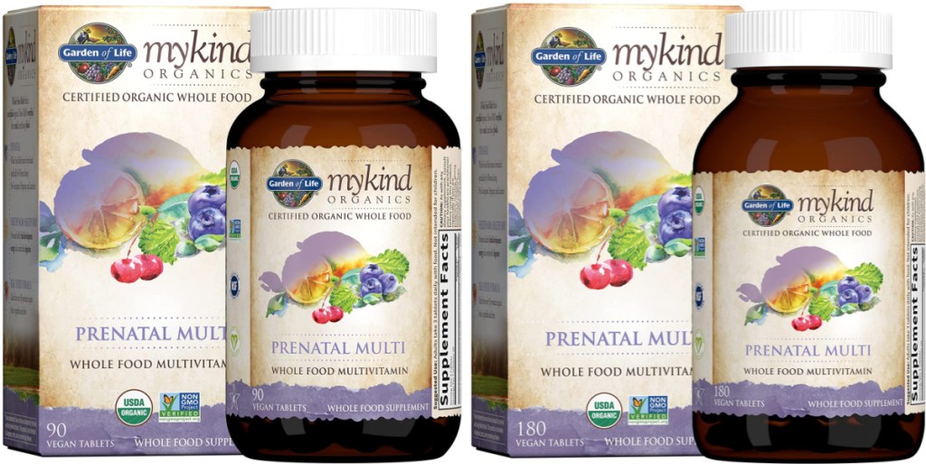 Garden of Life mykind Organics Prenatal Tablets