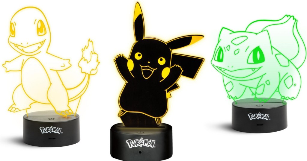 pokemon character lamps