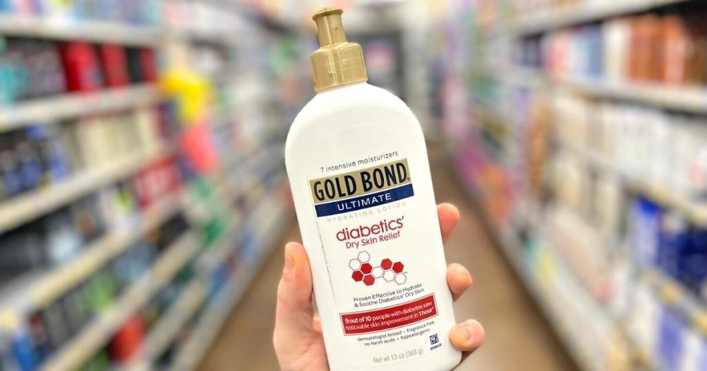 Gold Bond Ultimate Hydrating Lotion Diabetics' Dry Skin Relief 13oz Bottle