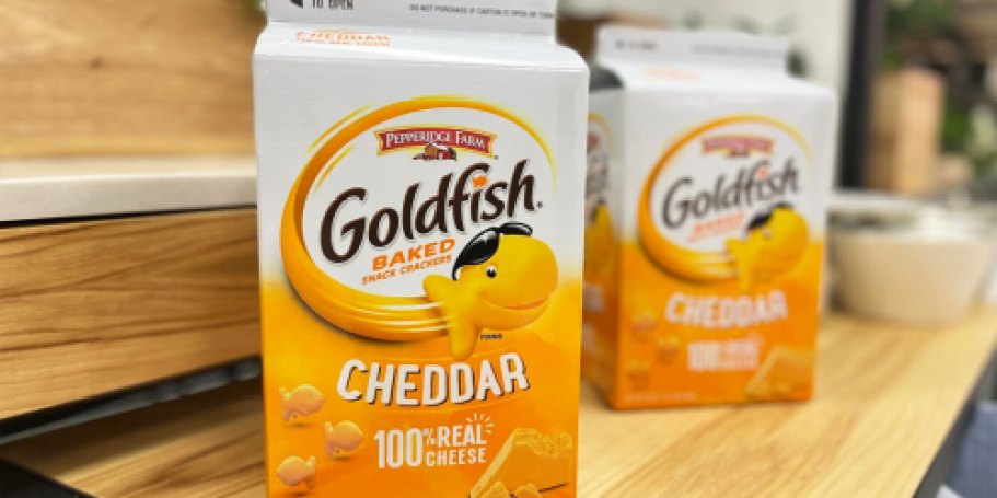 Goldfish Crackers Cartons Only $5.98 Shipped on Amazon | Lots of Flavors!