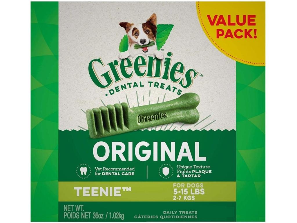 greenies original dental treats for teenie dogs