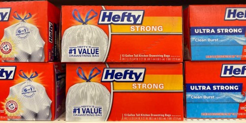 ** Hefty Ultra Strong Tall Kitchen Trash Bags 40-Count Only $5.46 Shipped on Amazon